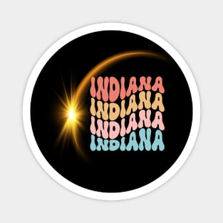 Indiana Total Solar Eclipse Magnet